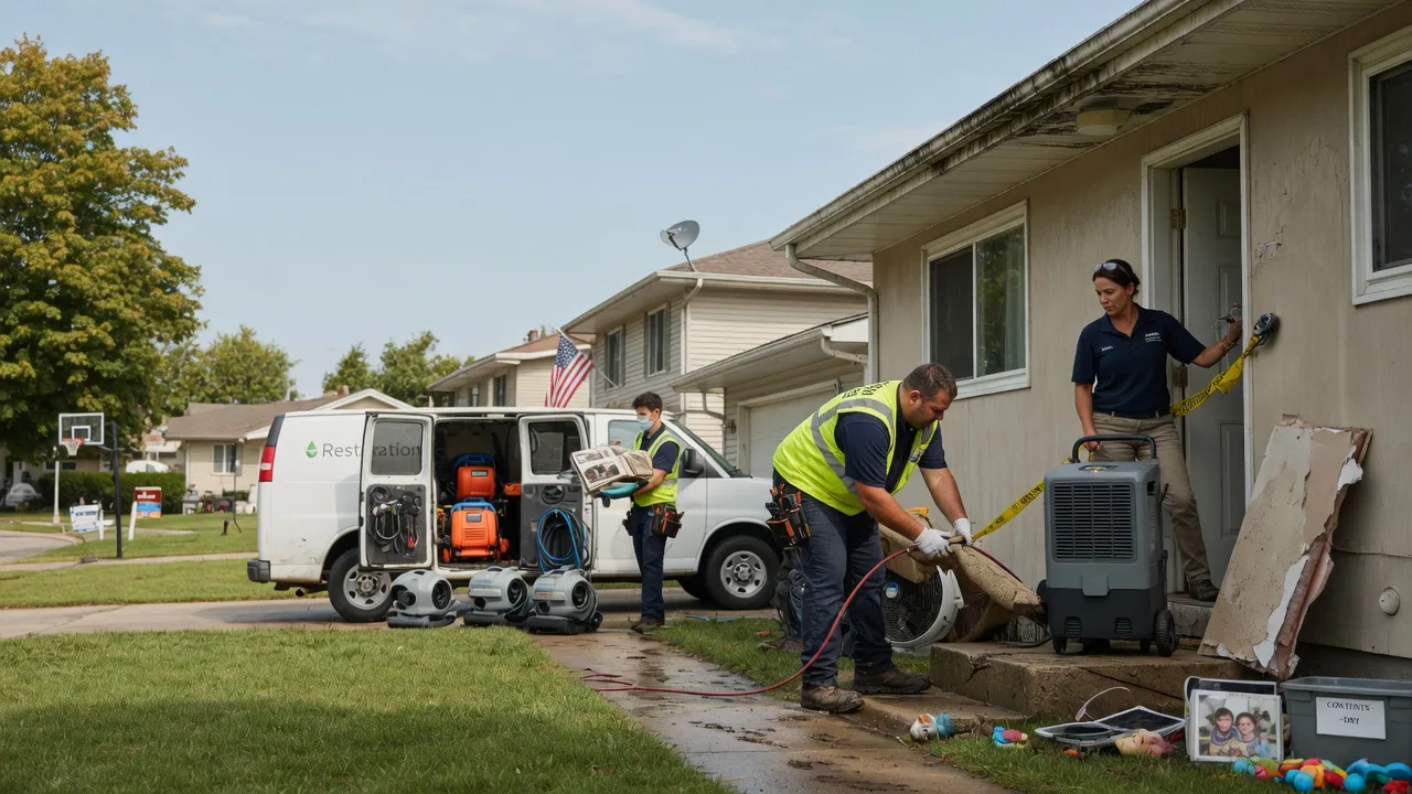 Water Damage Restoration in Rowena, TX near me
